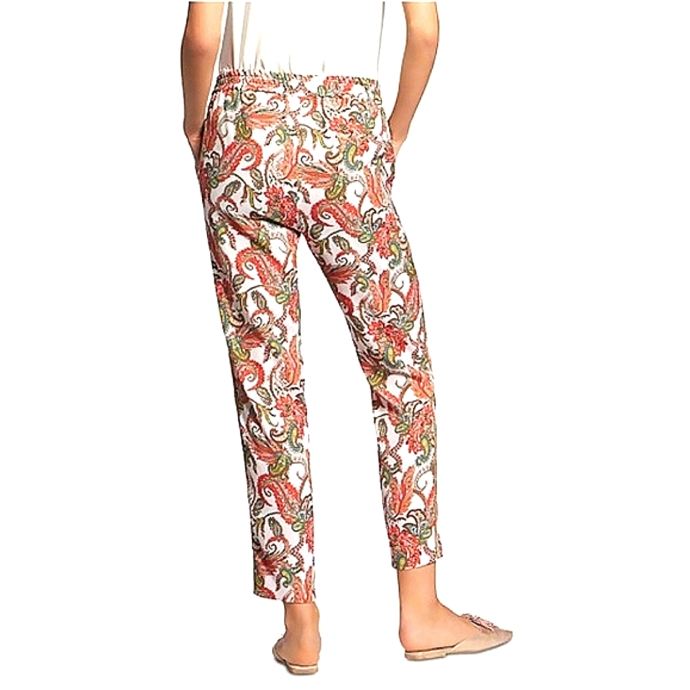 BASLER Paisley Print Glitter Straight Leg Pants💫 Polish Made - Picture 1 of 5
